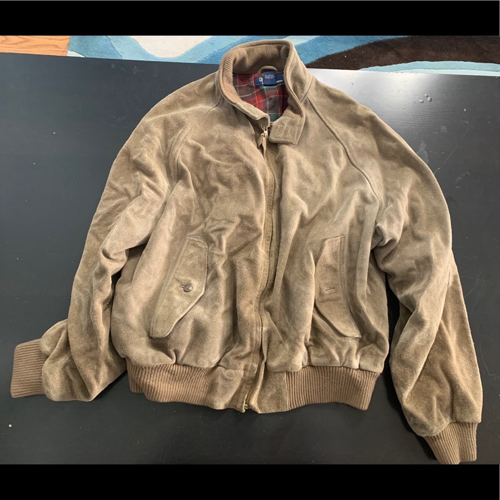 Vintage polo Ralph Lauren leather coat xl